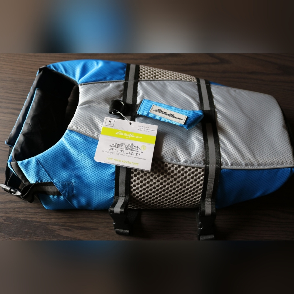 Pet Life Jacket. New in packaging. Eddie Bauer